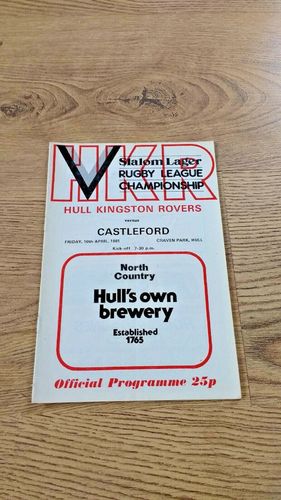 Hull KR v Castleford Apr 1981