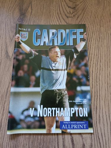 Cardiff v Northampton Sept 1998
