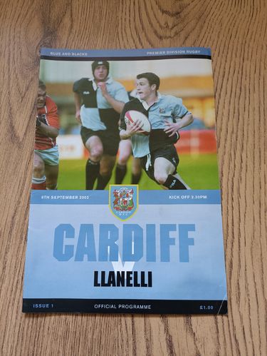 Cardiff v Llanelli Sept 2003