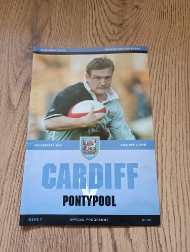 Cardiff v Pontypool Oct 2003