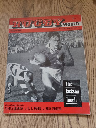 'Rugby World' Volume 1 Number 6 : March 1961 Magazine