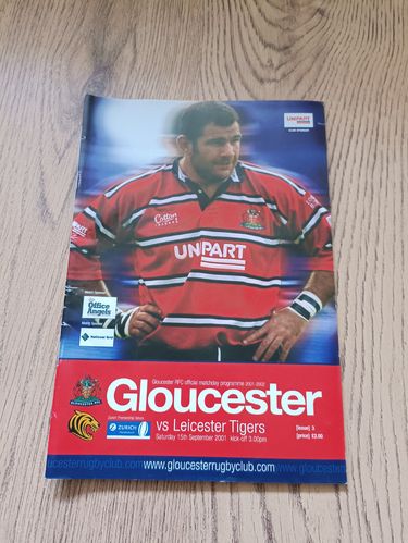Gloucester v Leicester Sept 2001
