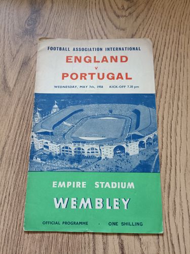 England v Portugal May 1958 Football Programme