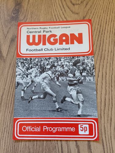 Wigan v Warrington July 1971 Ward Cup