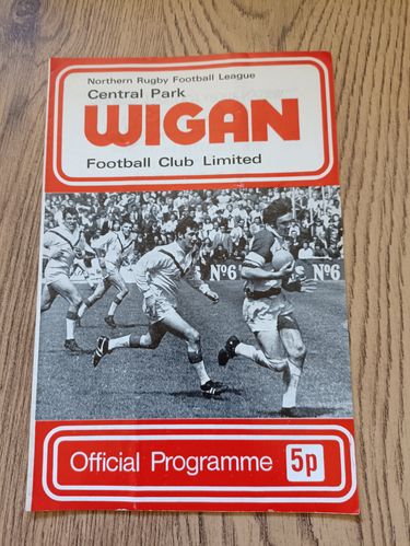 Wigan v Widnes Dec 1972