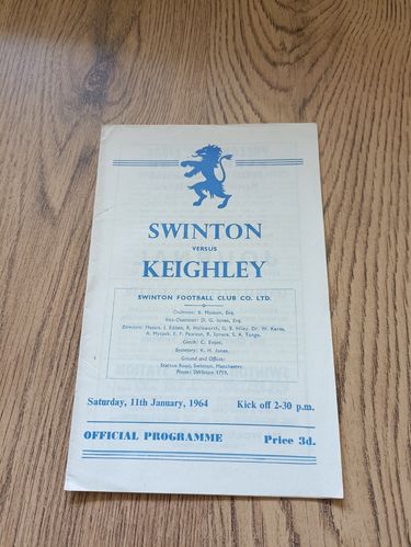Swinton v Keighley Jan 1964