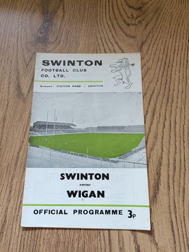 Swinton v Wigan Feb 1971 Challenge Cup