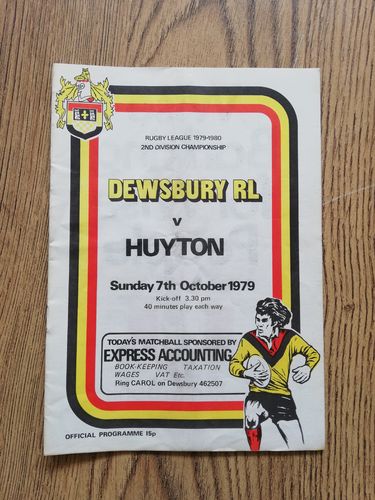 Dewsbury v Huyton Oct 1979