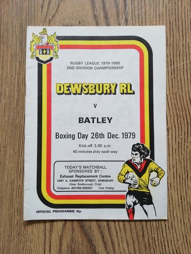 Dewsbury v Batley Dec 1979