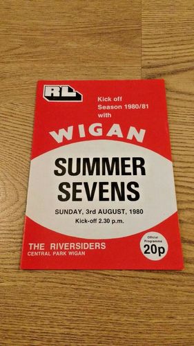 Wigan Summer Sevens Aug 1980