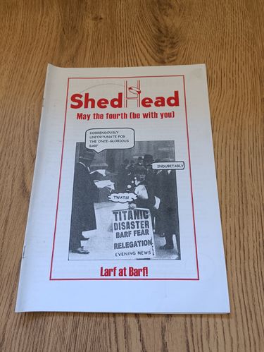 'Shedhead' 4th May 2002 Gloucester Rugby Magazine