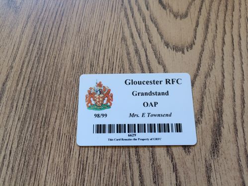 Gloucester Rugby Club 1998-99 Grandstand Pass