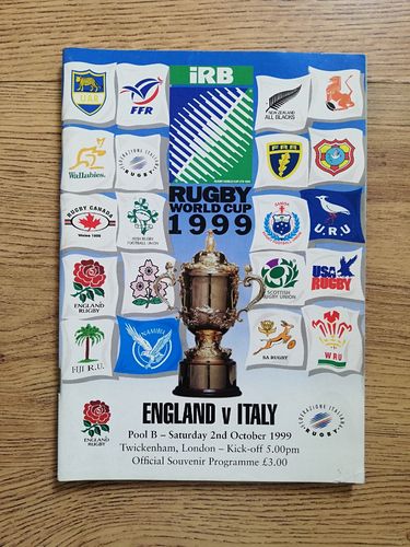 England v Italy 1999 Rugby World Cup
