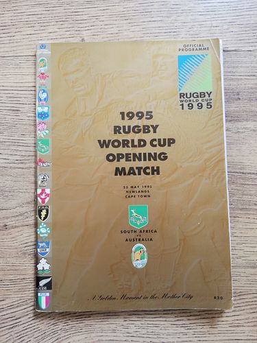 South Africa v Australia 1995 Rugby World Cup Programme