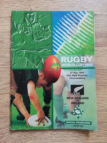 New Zealand v Ireland 1995 Rugby World Cup Programme
