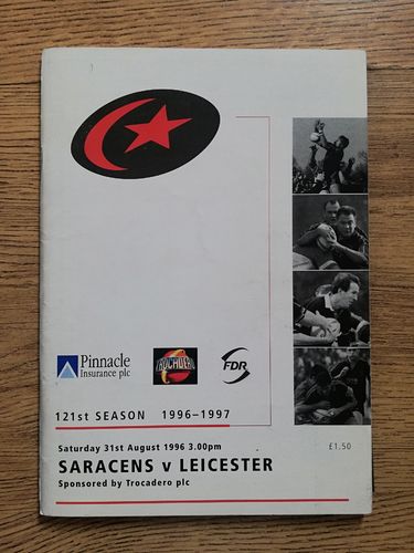 Saracens v Leicester Aug 1996