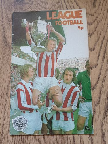 ' League Football ' Vol 8 No 807 1973/74 Football Magazine