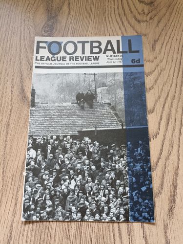 ' Football League Review ' Vol 1 No 35 April 1967 Football Magazine