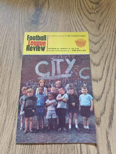 ' Football League Review ' Vol 3 No 10 Oct 1968 Football Magazine