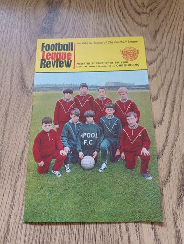' Football League Review ' Vol 3 No 14 Nov 1968 Football Magazine