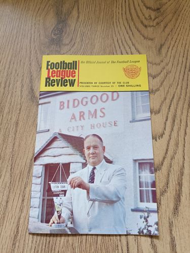 ' Football League Review ' Vol 3 No 29 March 1969 Football Magazine