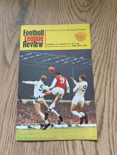 ' Football League Review ' Vol 3 No 34 March 1969 Football Magazine