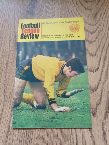 ' Football League Review ' Vol 3 No 35 March 1969 Football Magazine