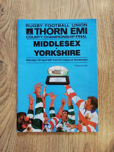 Middlesex v Yorkshire 1987 County Final