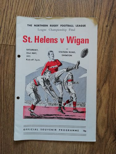 St Helens v Wigan 1971 Championship Final