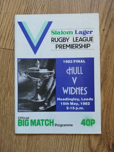 Hull v Widnes May 1982 Premiership Final