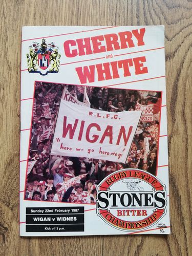 Wigan v Widnes Feb 1987