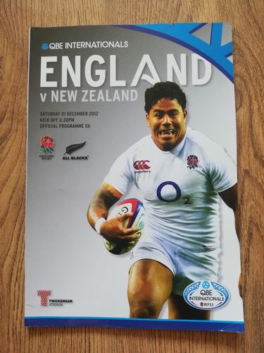 England v New Zealand Dec 2012
