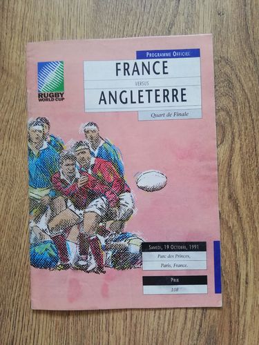 France v England 1991 Rugby World Cup Quarter-Final
