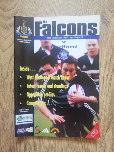 Newcastle Falcons v Bedford Jan 1999