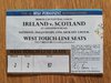 Ireland v Scotland 1996 Used Rugby Ticket