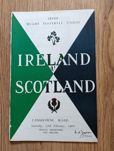 Ireland v Scotland 1960
