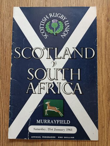 Scotland v South Africa 1961