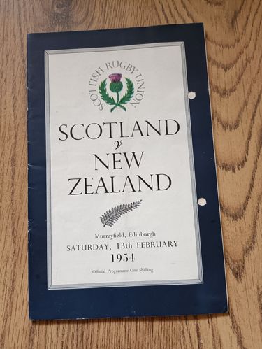 Scotland v New Zealand 1954