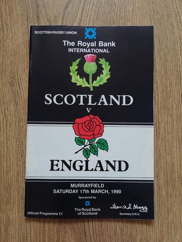 Scotland v England Mar 1990