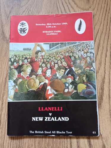 Llanelli v New Zealand 1989
