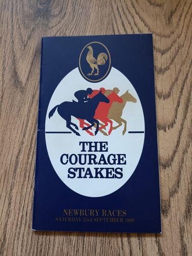 Newbury September Meeting 1989 Horse Racing Racecard