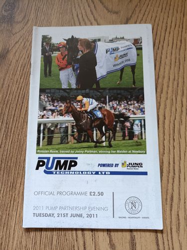 Newbury June Pump Partnership Evening Meeting 2011 Horse Racing Racecard