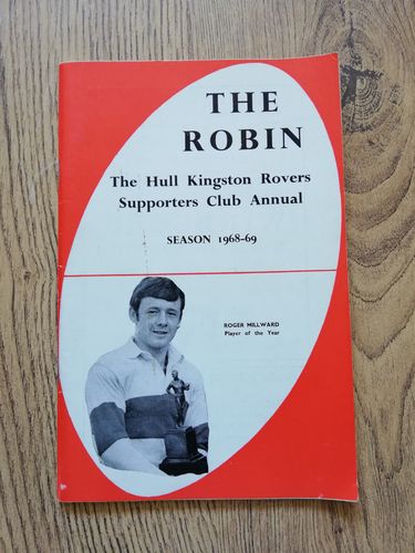 'The Robin' Hull KR 1968-69 Supporters' Club Rugby League Annual