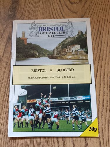 Bristol v Bedford Dec 1988
