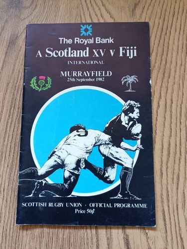 A Scotland XV v Fiji 1982