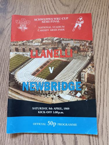 Llanelli v Newbridge 1989 Welsh Cup Semi-Final