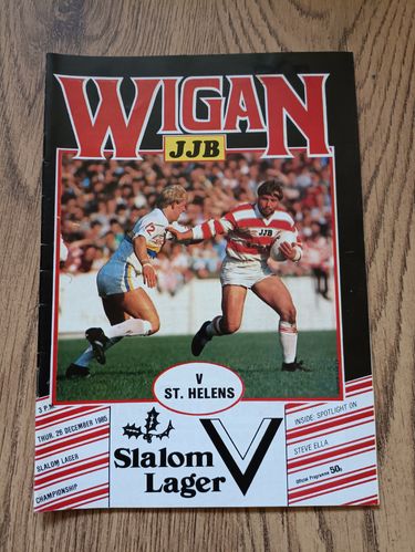 Wigan v St Helens Dec 1985
