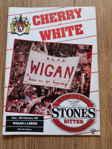 Wigan v Leeds Feb 1987