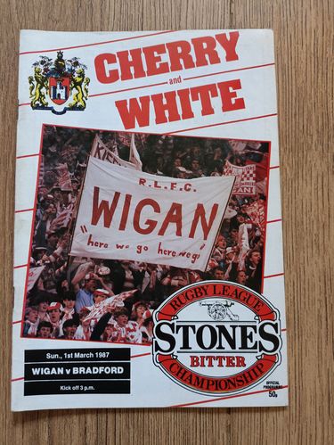 Wigan v Bradford March 1987