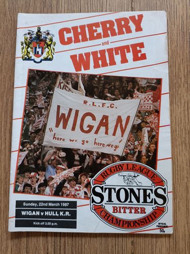 Wigan v Hull KR March 1987